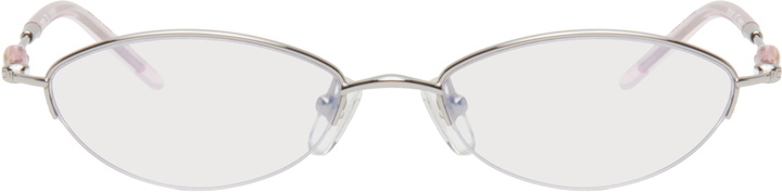 Photo: BONNIE CLYDE Silver & Pink Jewel Glasses