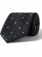 Paul Smith - 8cm Polka-Dot Linen and Silk-Blend Tie
