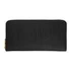 Loewe Black Linen Zip Around Wallet