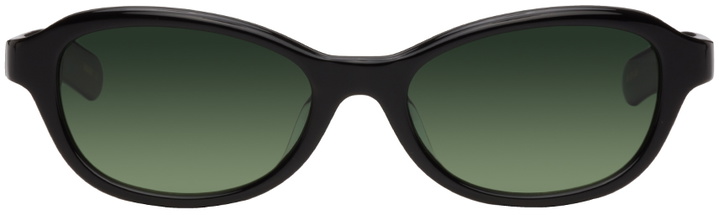 Photo: FLATLIST EYEWEAR Black & Green Priest Sunglasses