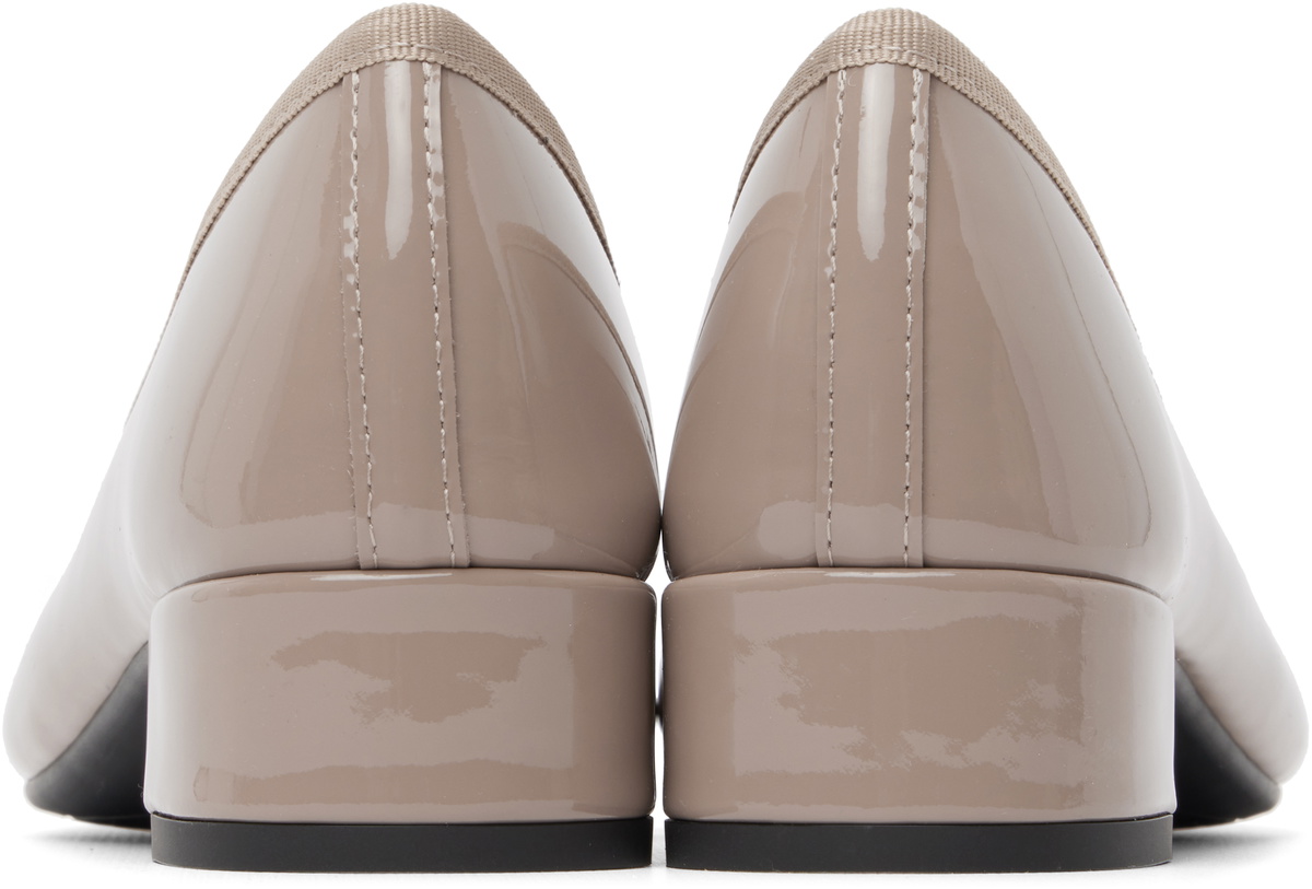 Repetto Taupe Camille Rubber-Sole Heels