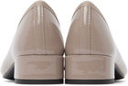Repetto Taupe Camille Rubber-Sole Heels
