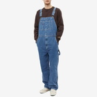 Dickies Men's Classic Denim Bib Overall in Classic Blue