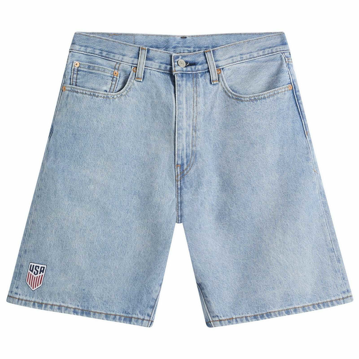 Levi's Men's USA 478 Baggy Shorts in Blue
