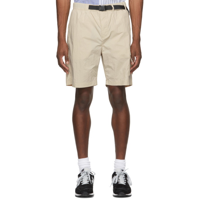 Photo: Norse Projects Beige Packable Luther Cargo Shorts