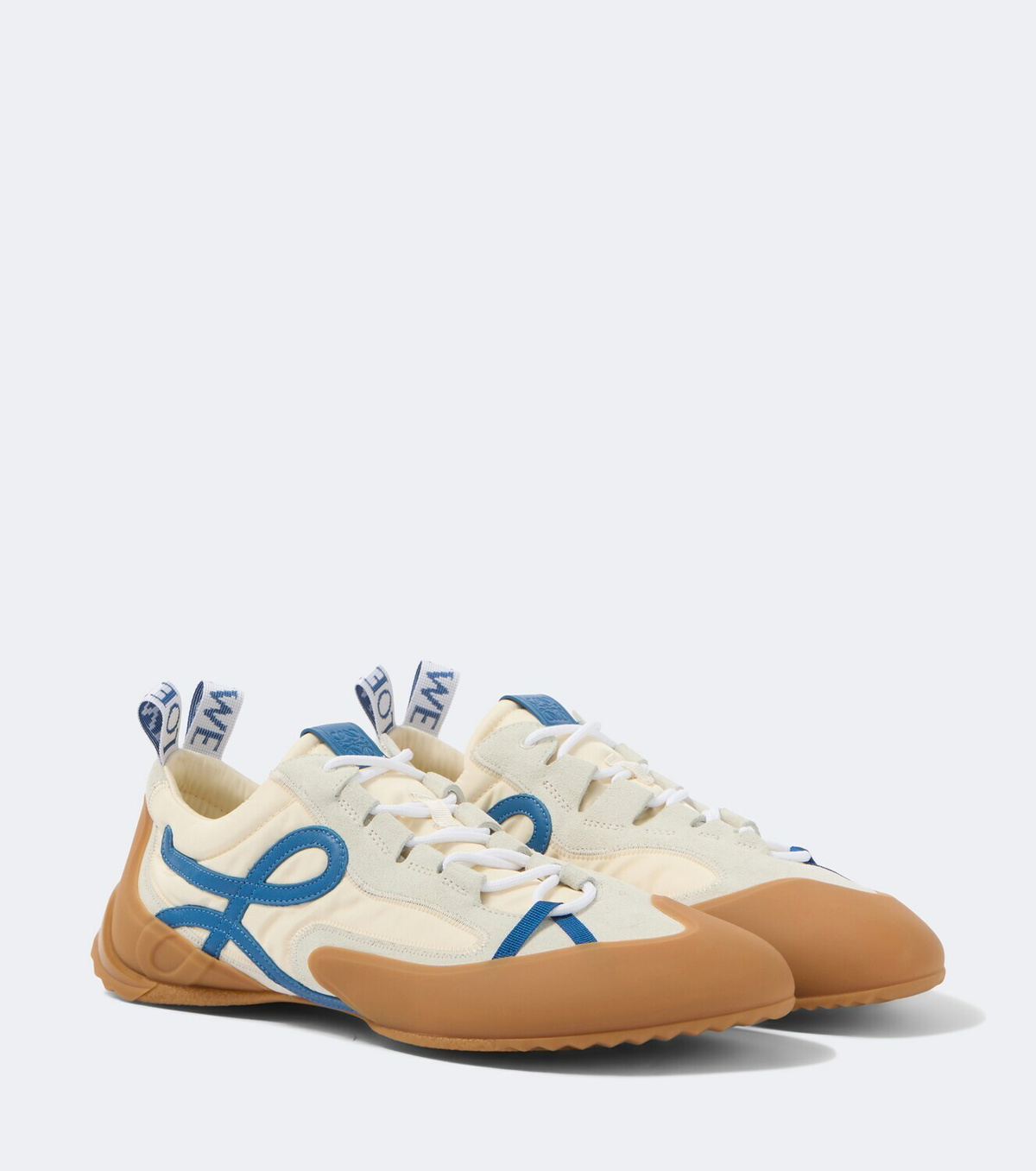Loewe Grip Anagram suede-trimmed sneakers