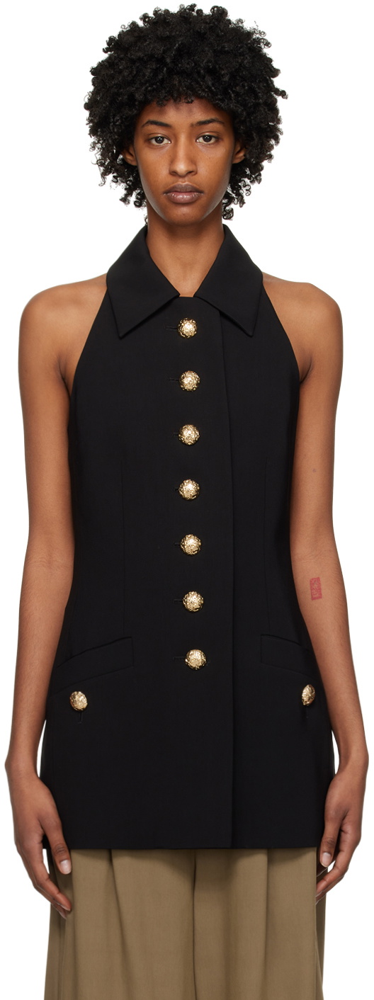 Proenza Schouler Black Slim Fit Vest Proenza Schouler