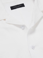 RAG & BONE - Avery Camp-Collar Knitted Cotton Shirt - Neutrals