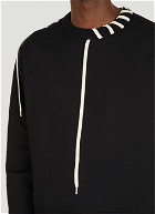 Laced Sweatshirt in Black