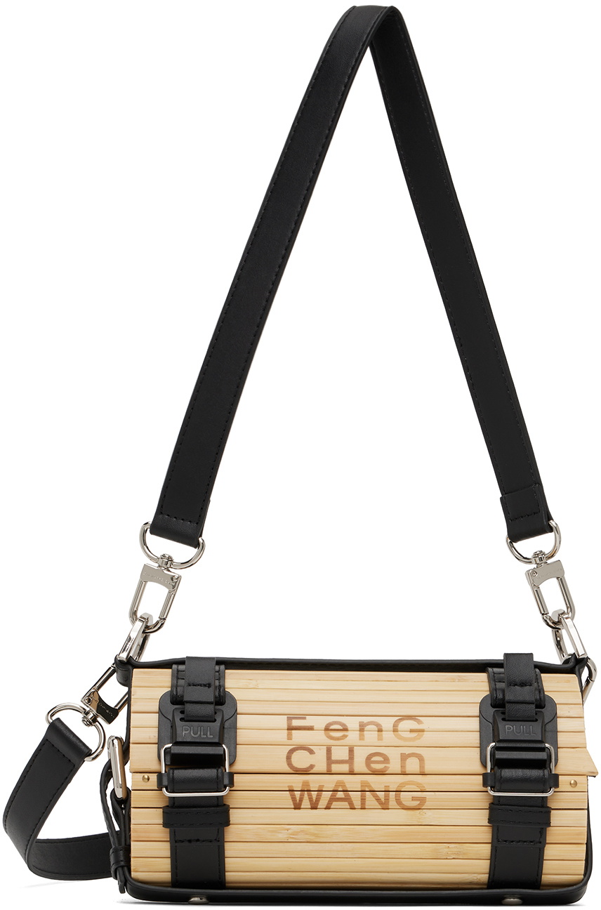 BLACK STRAP BAMBOO BAG – Feng Chen Wang