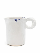NIKO JUNE White Studio Ceramic Pitcher