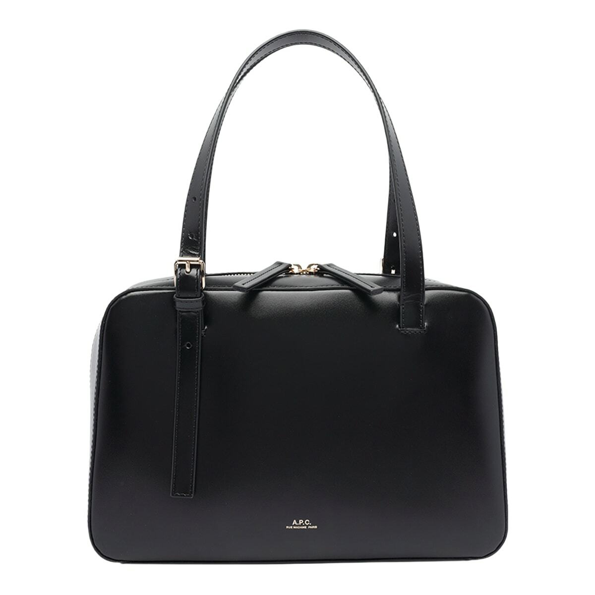 トートバッグ APC Small Maiko Cabas Tote Bag Black PXBOKM61667LZZ PXBOKM61 Maiko Small shopping bag - Grained leather | A.P.C. Accessories