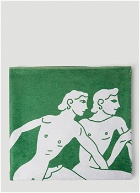 Carne Bollente - Running From Love Towel in Green
