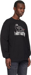 032c Black Birdie Long Sleeve T-Shirt