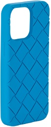 Bottega Veneta Blue Intreccio iPhone 13 Pro Case