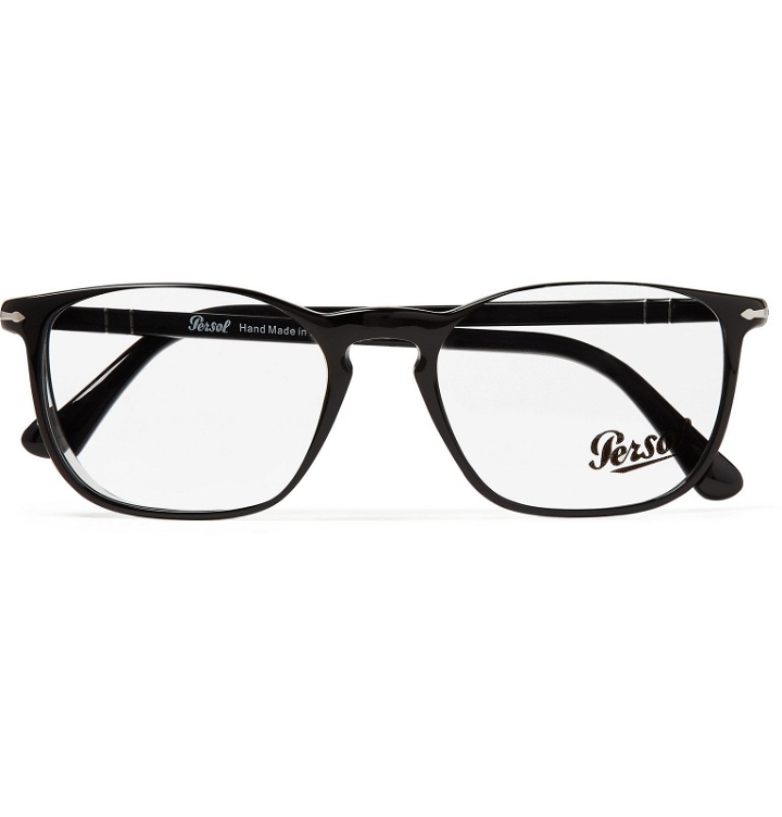 Photo: Persol - Square-Frame Acetate Optical Glasses - Black