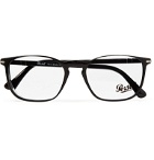 Persol - Square-Frame Acetate Optical Glasses - Black