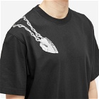 Burberry Men's Chain Print T-Shirt in Black