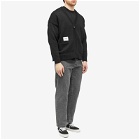 WTAPS Men's 03 Zipped Knitted Cardigan in Black