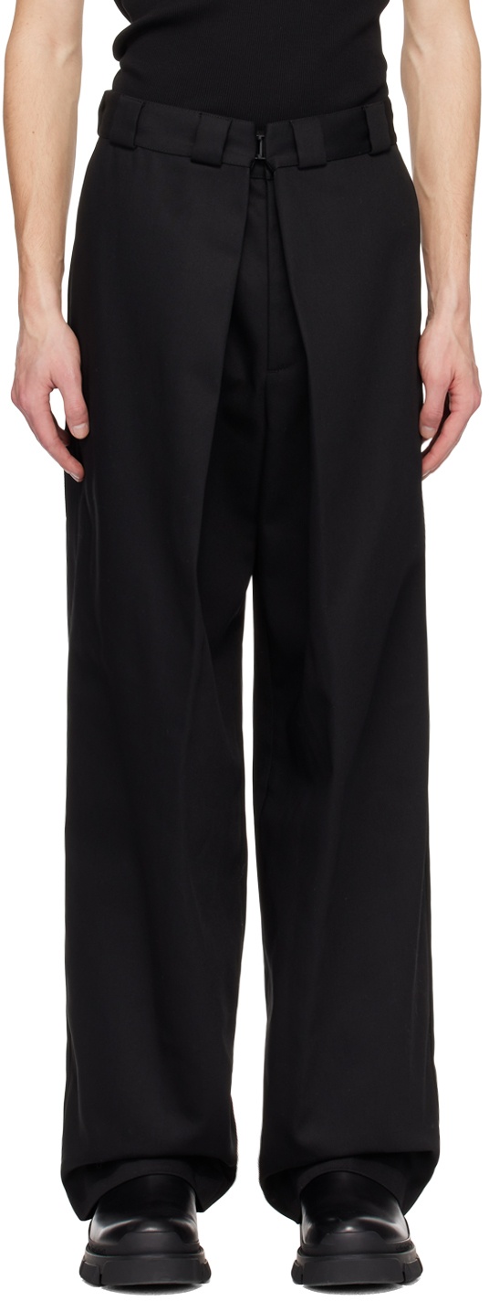 Photo: Givenchy Black Extra Wide Trousers