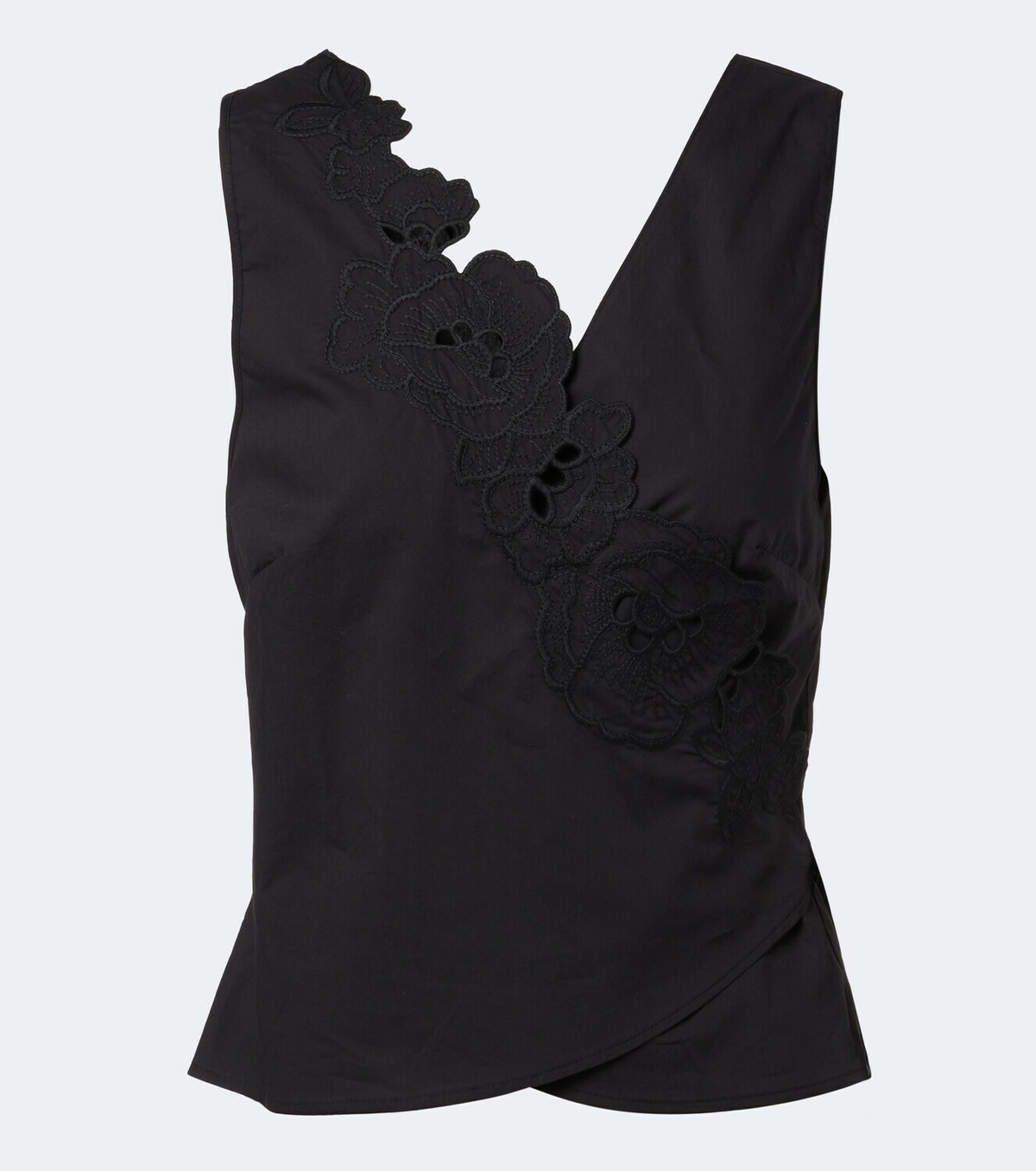 SIR Klara cotton wrap top