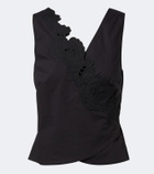 SIR Klara cotton wrap top