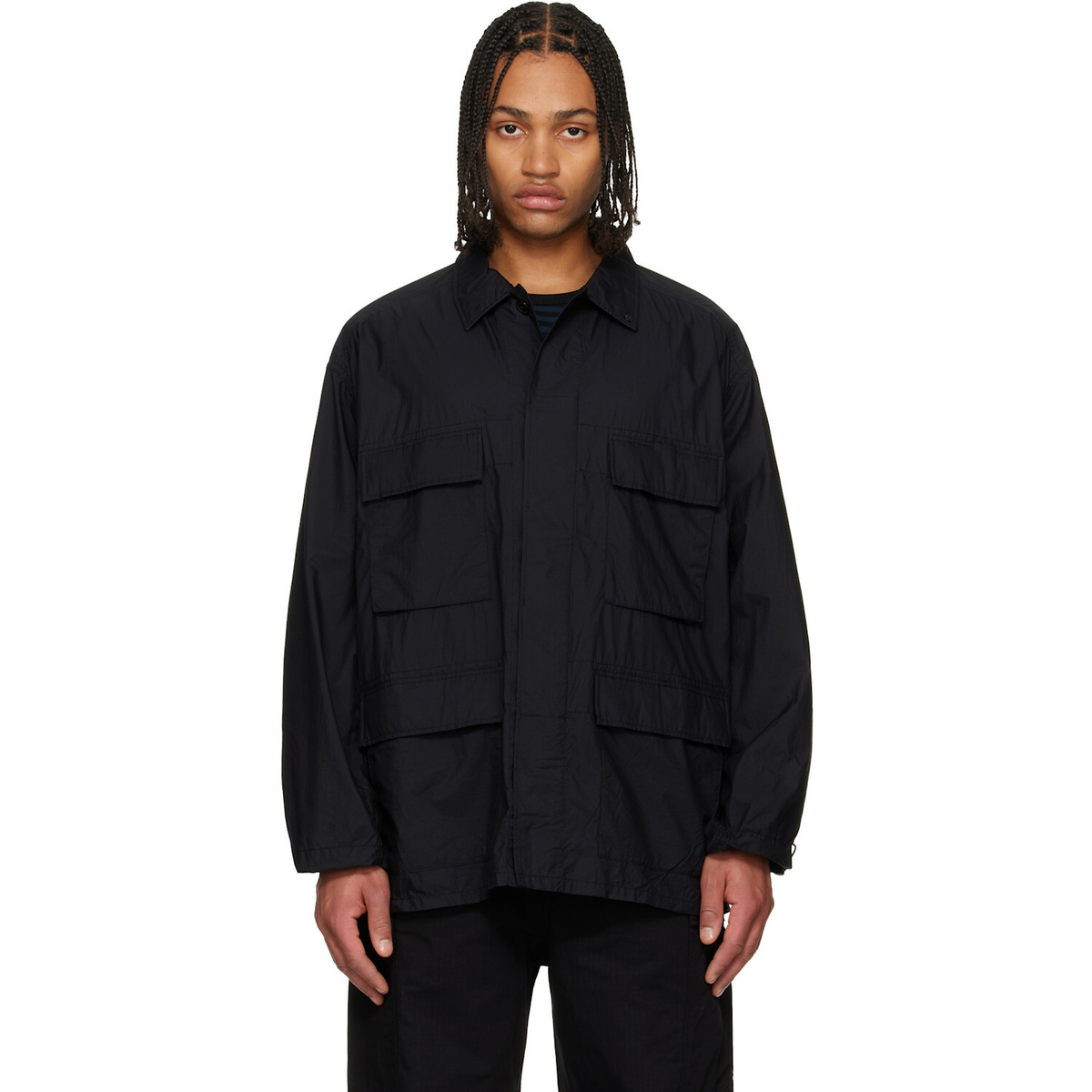 nanamica Black Light Weight Field Jacket