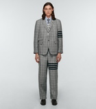 Thom Browne - Linen checked 4-Bar blazer