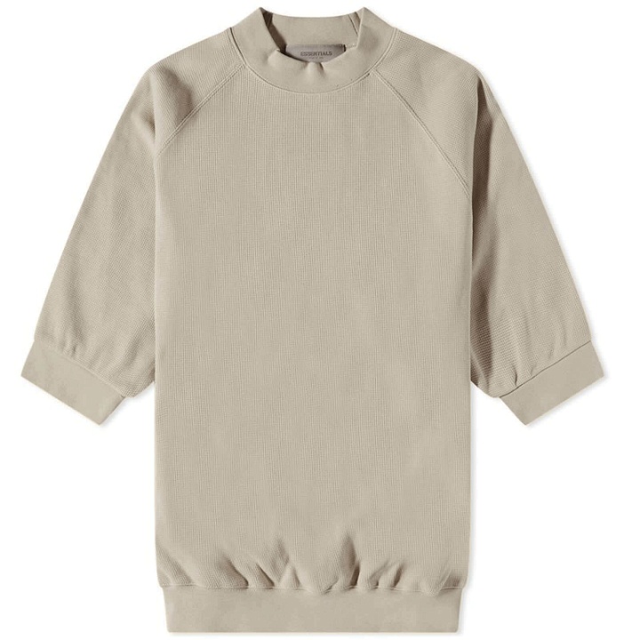 Photo: Fear of God ESSENTIALS Men's Short Sleeve Sweat in Seal