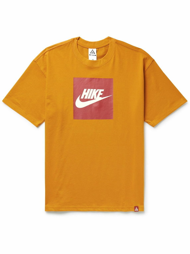 Photo: Nike - NRG ACG Logo-Print Jersey T-Shirt - Yellow