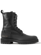 Common Projects - Rubberised Leather Boots - Black