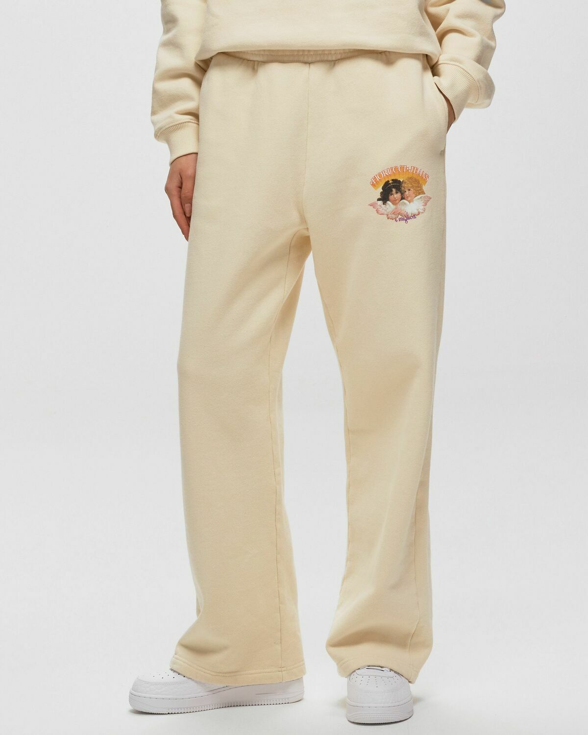 Fiorucci Straight Leg Angel Jogger Beige Sweatpants