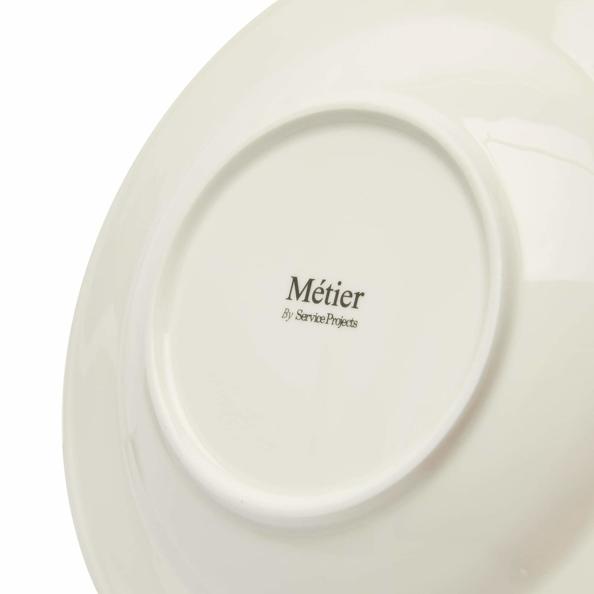 Service Projects Métier Embossed Bowl - Set of 2 in White 