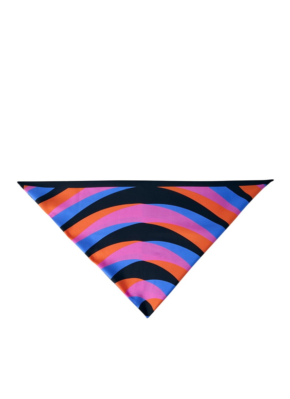 Photo: Dries Van Noten Geometric Patterned Silk Scarf
