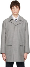 Ring Jacket Gray Driving Coat