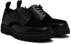 Hugo Black Leather & Suede Derbys