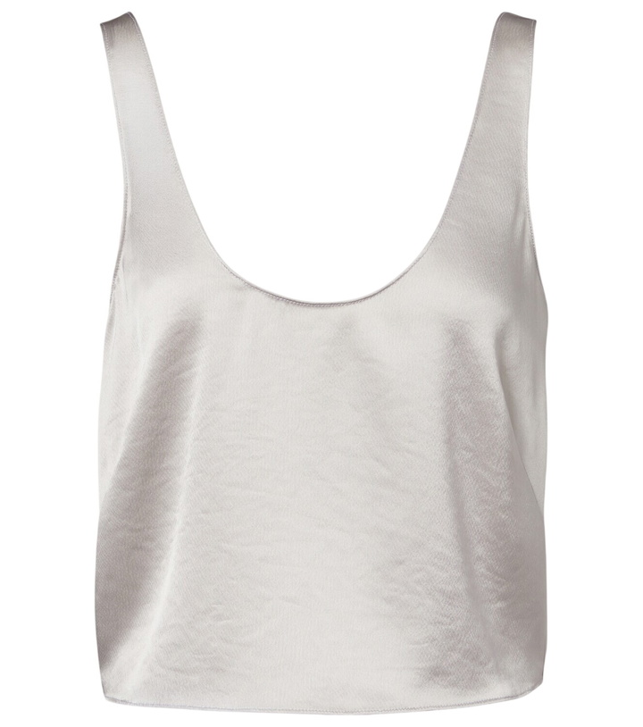Photo: Leset Barb satin tank top