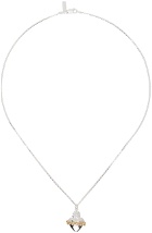 Hatton Labs Silver Sacred Heart Pendant Necklace