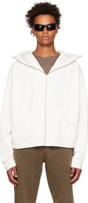 Photo: Entire Studios White Full Zip Hoodie