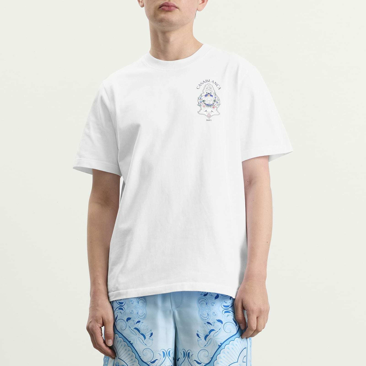 Casablanca Men's Hotel T-Shirt in White