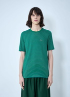 Lacoste Striped Cotton Jersey T-Shirt