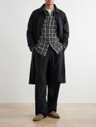 Corridor - Spacerock Checked Cotton-Tweed Shirt - Black