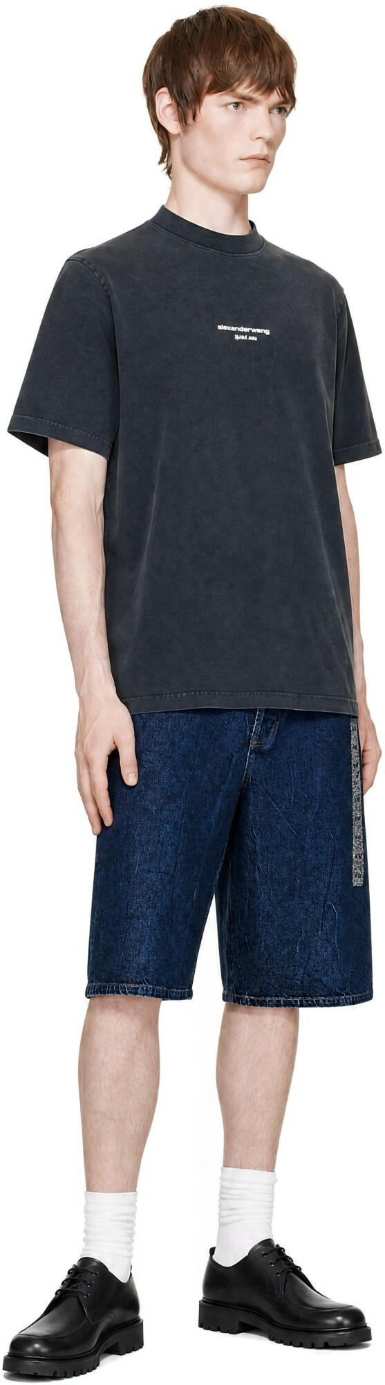 Alexander Wang Black Logo Print T-shirt