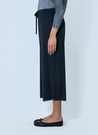 Pleats Please Issey Miyake Pleated Wide-Leg Trousers