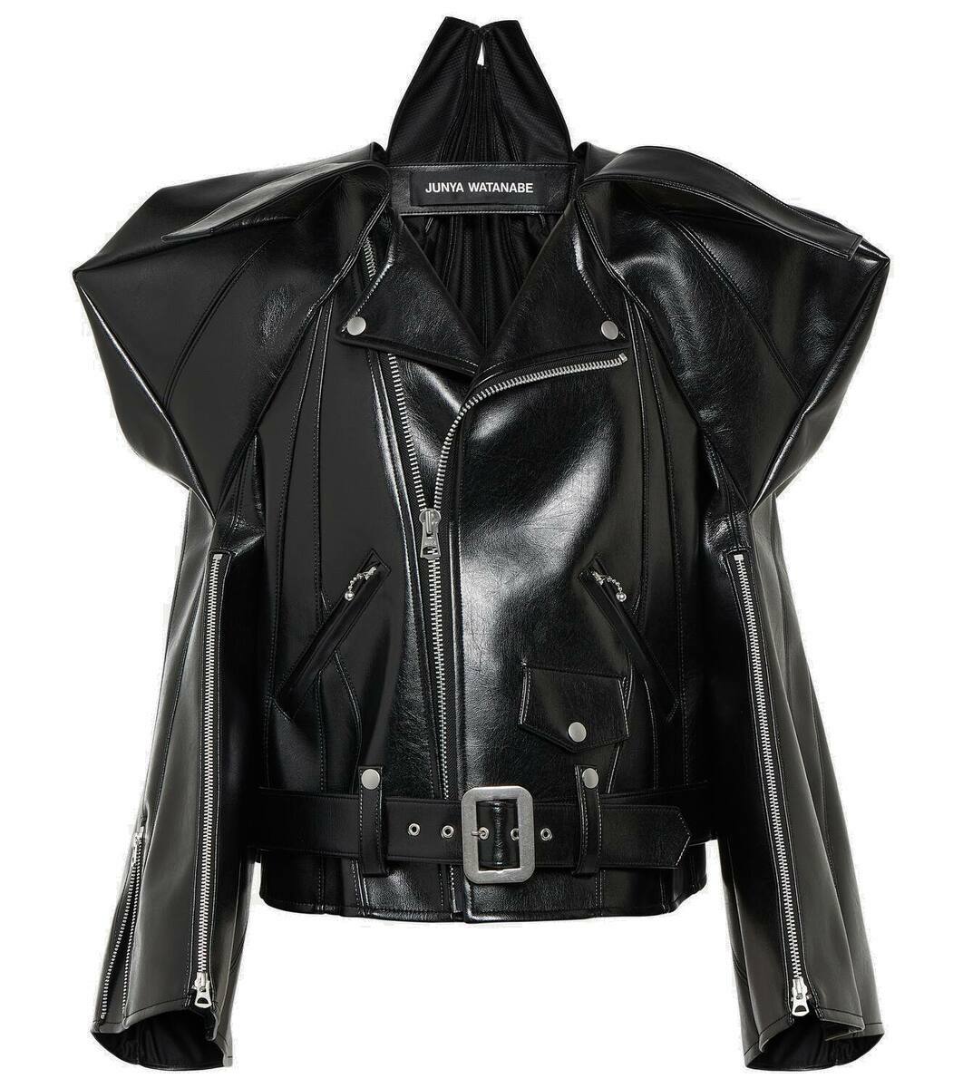 Junya Watanabe Women's Mclaren Biker Jacket in Black Junya