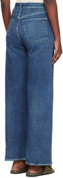 rag & bone Blue rb Miramar Sofie Ankle-Length Jeans