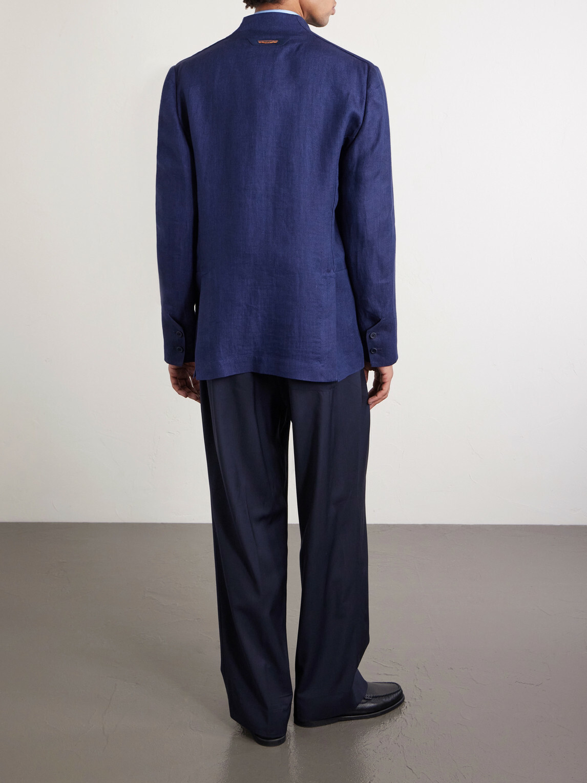 SEASE - Ellen Linen and Cotton-Blend Blazer - Blue