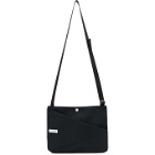 Nanamica Black Canvas Shoulder Bag
