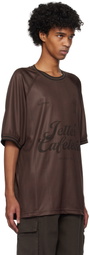 Han Kjobenhavn Burgundy Logo Football SS T-shirt