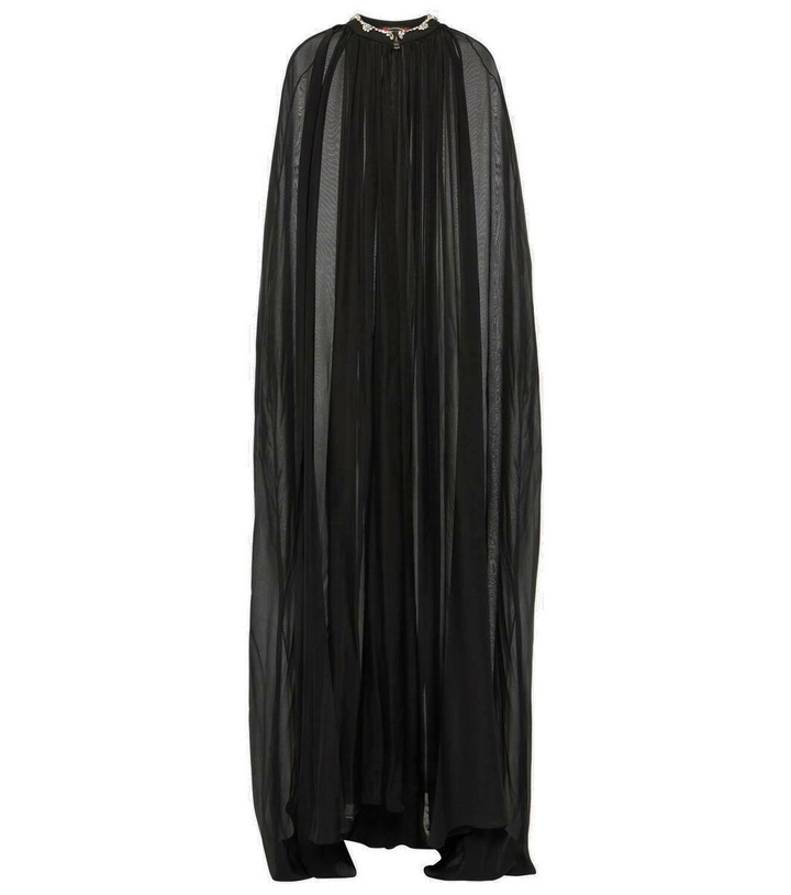 Photo: Miss Sohee Embellished silk chiffon cape